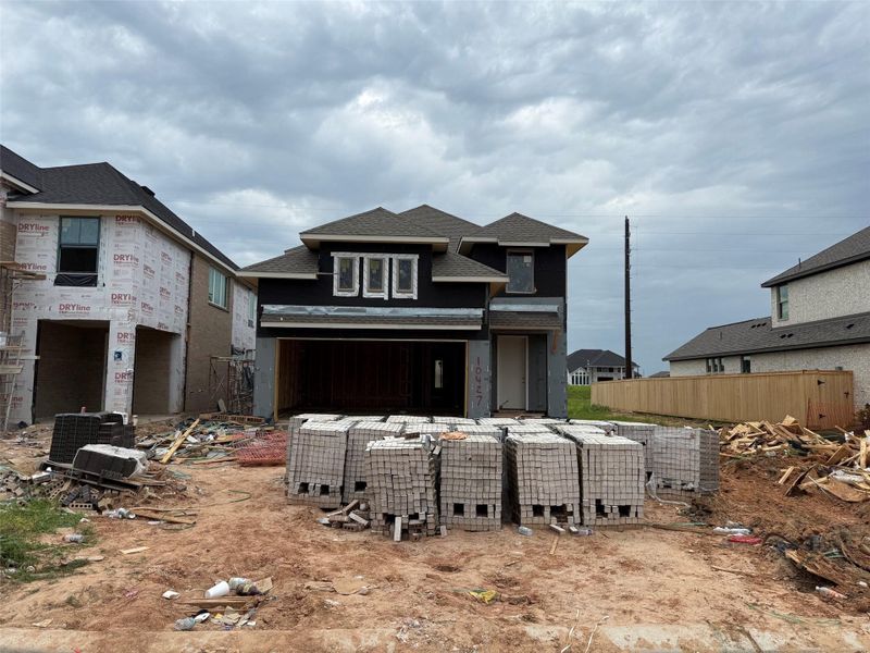 In-progress construction of a new home in Candela, Richmond, TX (Image 7).