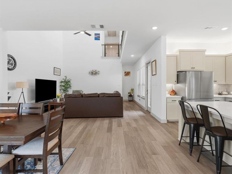 Furnished interior view inside a new home in Village on Main Street, Frisco (Image 32).