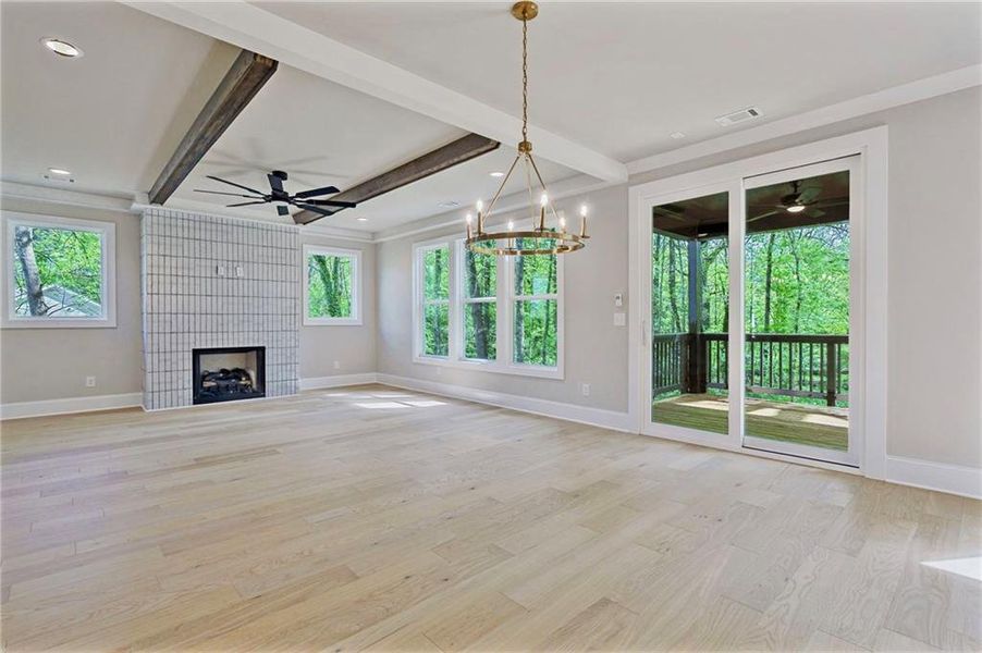 Spacious, unfurnished interior of a new home in , Atlanta (Image 34).