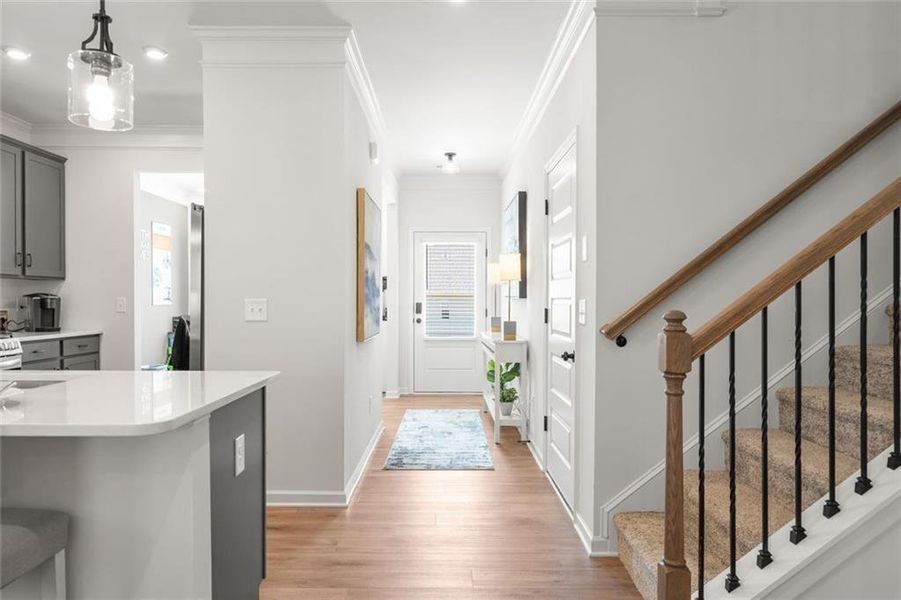 Furnished interior view inside a new home in Sycamore Crest, Calhoun (Image 22).
