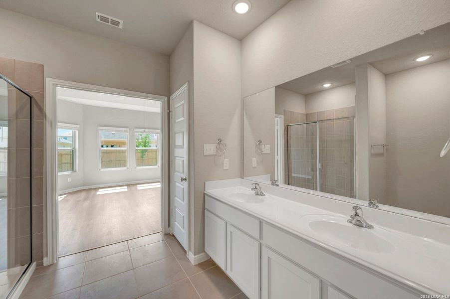 Furnished interior view inside a new home in Paloma Park, Converse (Image 11).