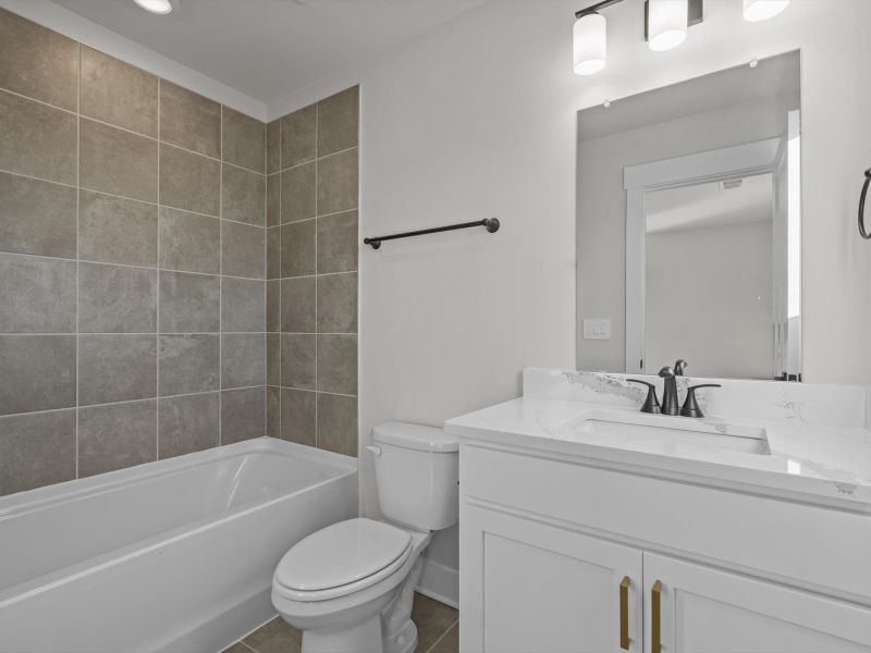 Furnished interior view inside a new home in Cedar Shoals - Signature Collection, Piedmont (Image 8).