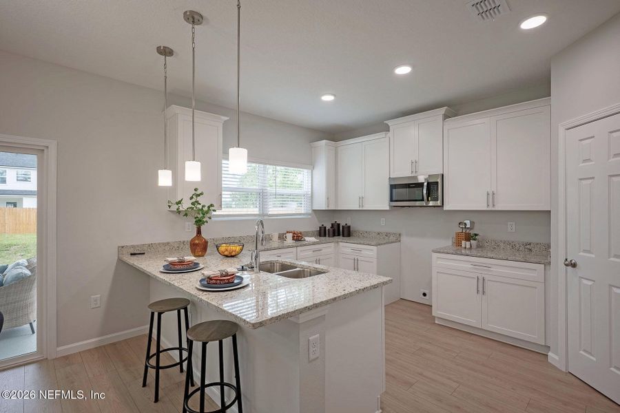 Furnished interior view inside a new home in , Jacksonville (Image 12).