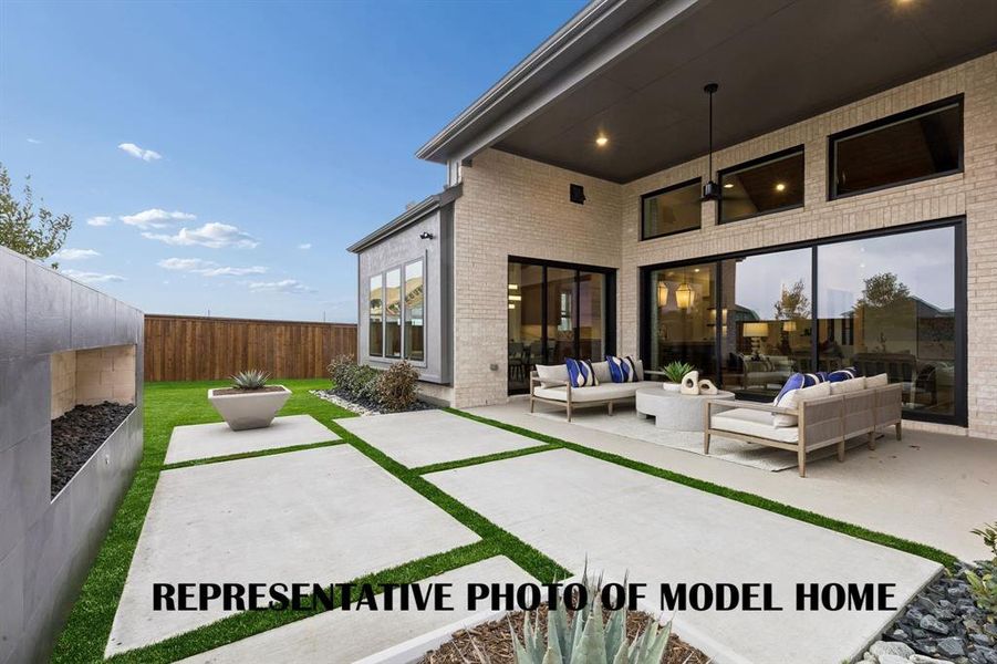 Grand outdoor living spaces are waiting for your family in Prosper Ridge! REPRESENTATIVE PHOTO OF MODEL HOME Grand outdoor living spaces are waiting for your family in Prosper Ridge! REPRESENTATIVE PHOTO OF MODEL HOME