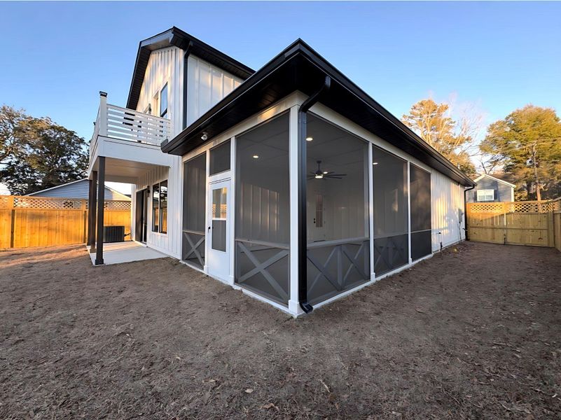 Exterior details and patio area of a home in , North Charleston (Image 27).