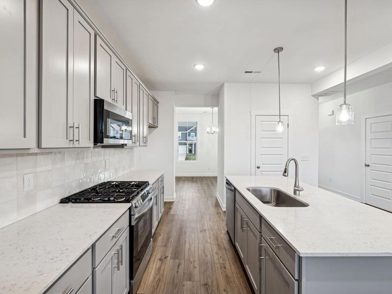 Furnished interior view inside a new home in Calista Farms, White House (Image 8).