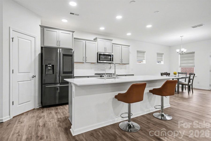 Furnished interior view inside a new home in , Charlotte (Image 10).