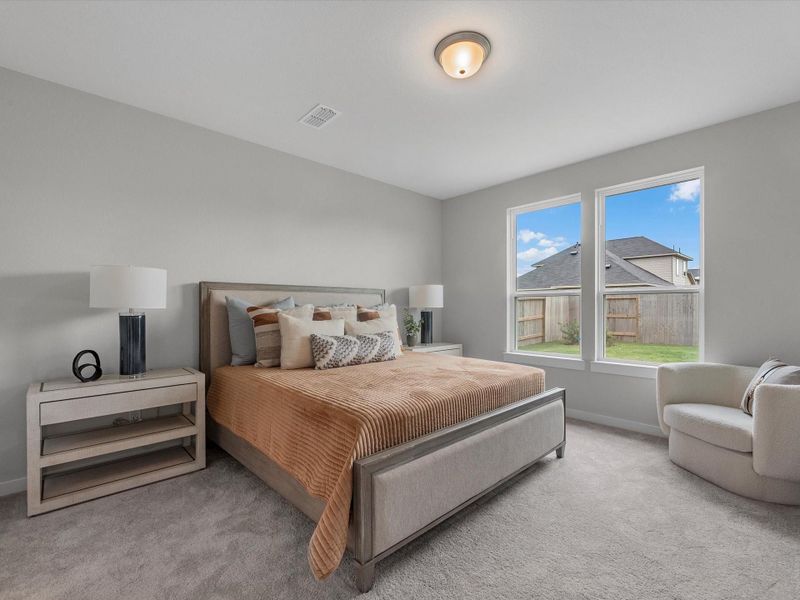 Furnished interior view inside a new home in Mason Woods, Cypress (Image 13).