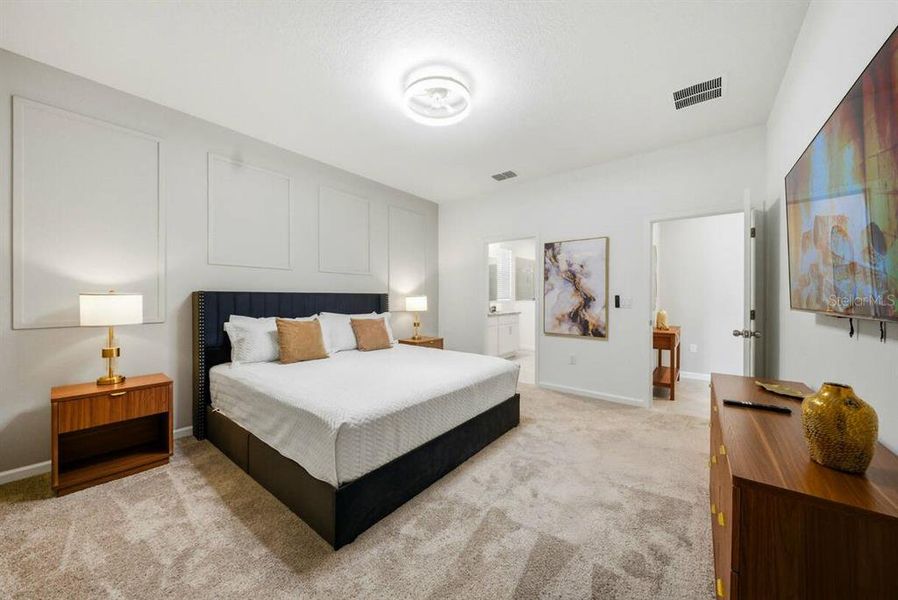 Furnished interior view inside a new home in Solara Resort, Kissimmee (Image 21).