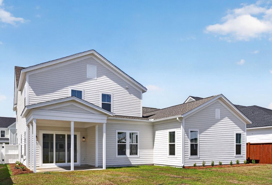 Exterior details and patio area of a home in , Summerville (Image 30).