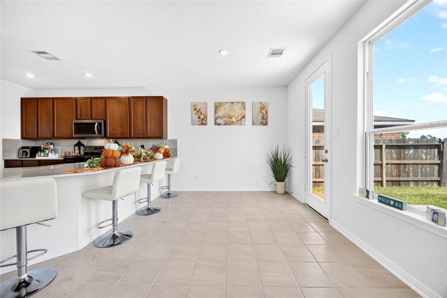 Furnished interior view inside a new home in , Katy (Image 33).