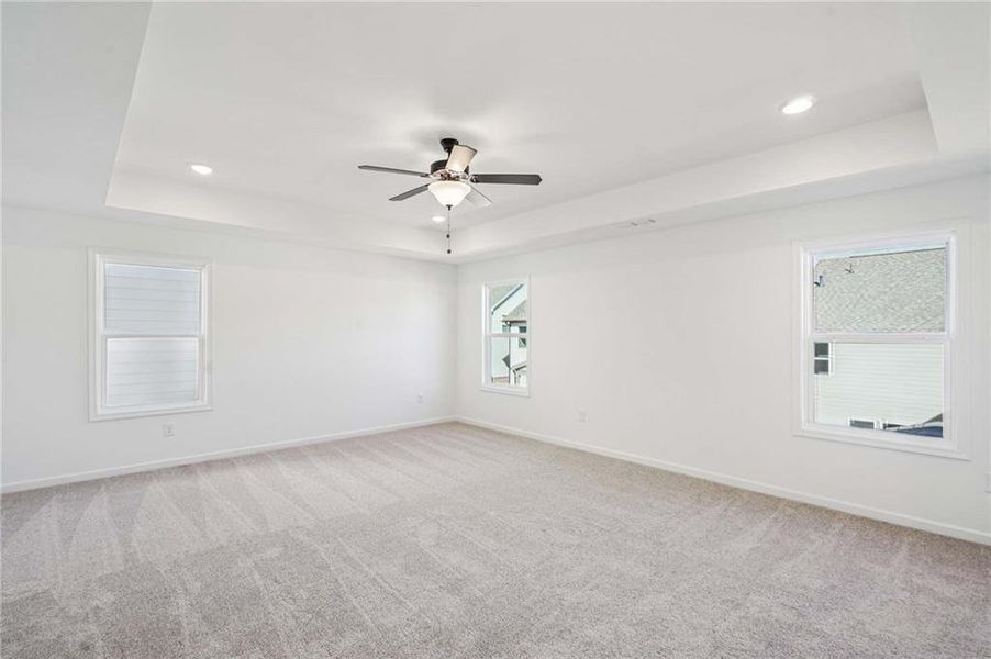 Spacious, unfurnished interior of a new home in Eastlyn Crossing - Single Family, Flowery Branch (Image 32). Spacious, unfurnished interior of a new home in Eastlyn Crossing - Single Family, Flowery Branch (Image 32).