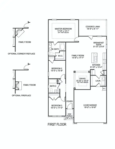 2D floor plan layout of this home in Rutledge, Shallotte, NC (Image 2).