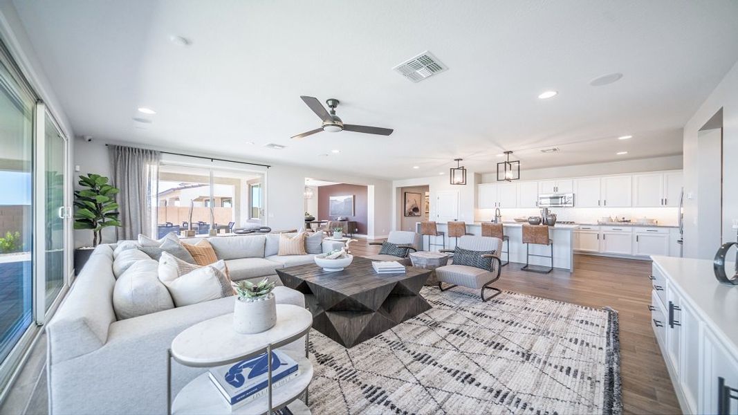 Furnished interior view inside a new home in Allen Ranches, Litchfield Park (Image 12). Furnished interior view inside a new home in Allen Ranches, Litchfield Park (Image 12).