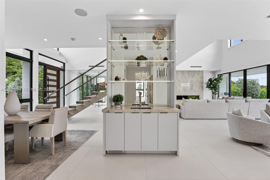 Furnished interior view inside a new home in , Fort Lauderdale (Image 31).