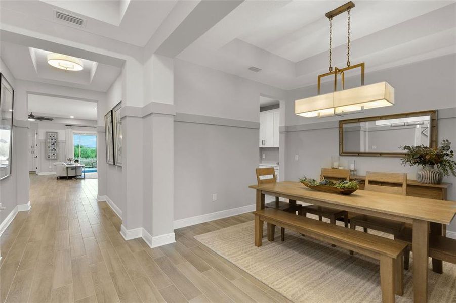 Furnished interior view inside a new home in , Bradenton (Image 34).