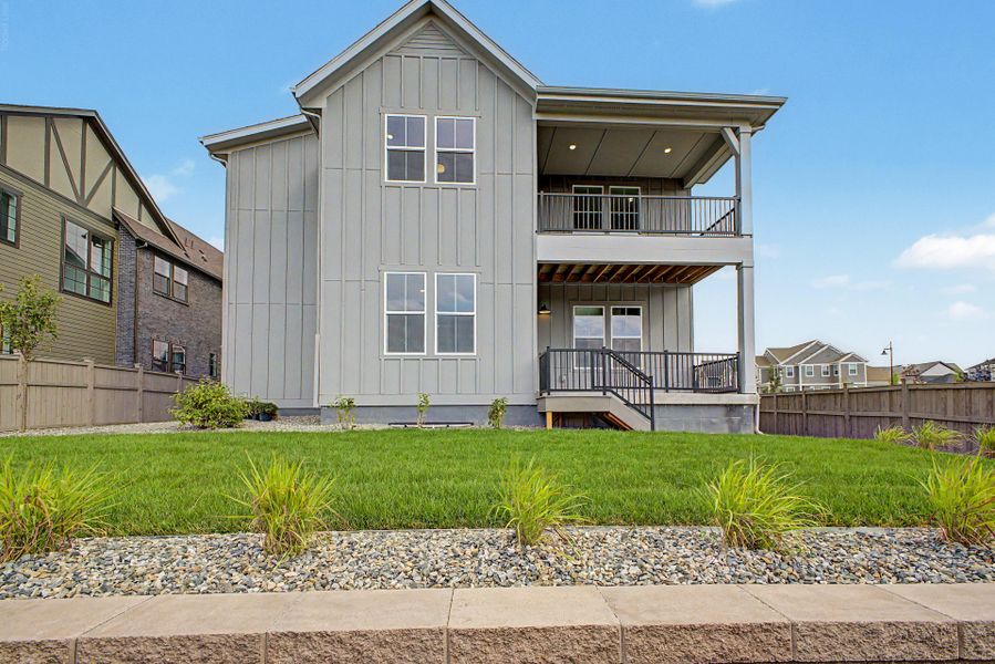 Exterior details and patio area of a home in Westerly, Erie (Image 2). Exterior details and patio area of a home in Westerly, Erie (Image 2).