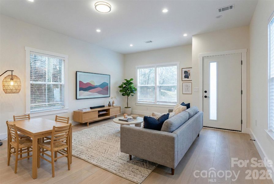 Furnished interior view inside a new home in , Asheville (Image 3).