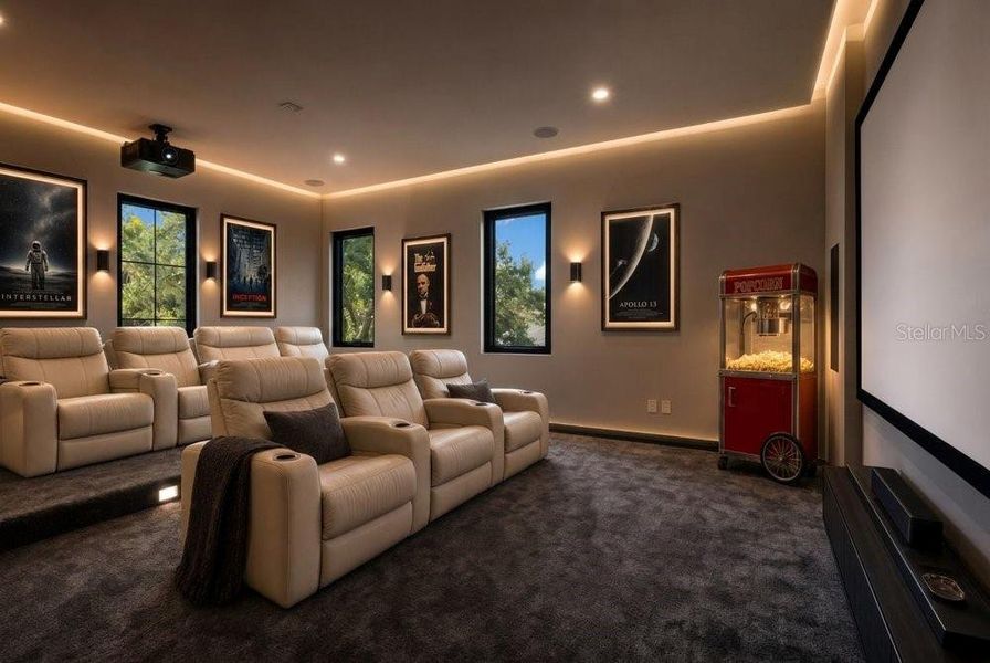 Furnished interior view inside a new home in , Windermere (Image 45).