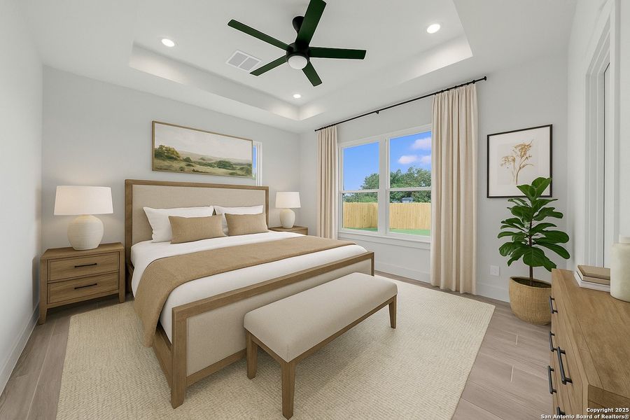 Furnished interior view inside a new home in , Spring Branch (Image 13). Furnished interior view inside a new home in , Spring Branch (Image 13).