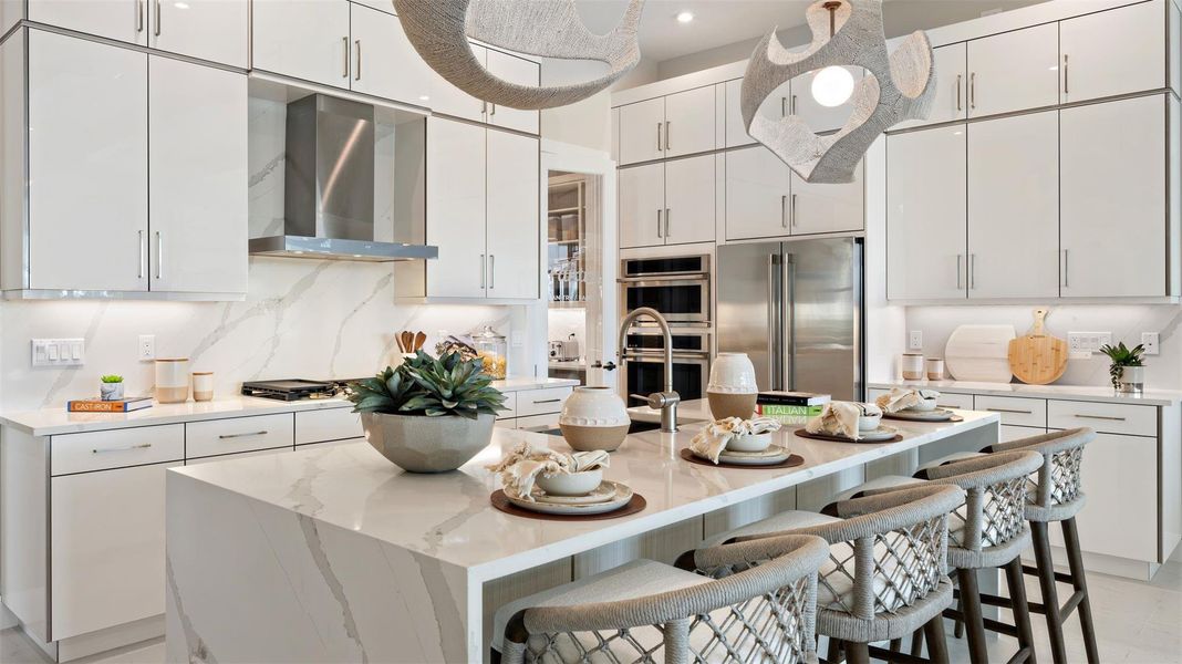 Furnished interior view inside a new home in L'Ambiance at Avenir, Palm Beach Gardens (Image 6).