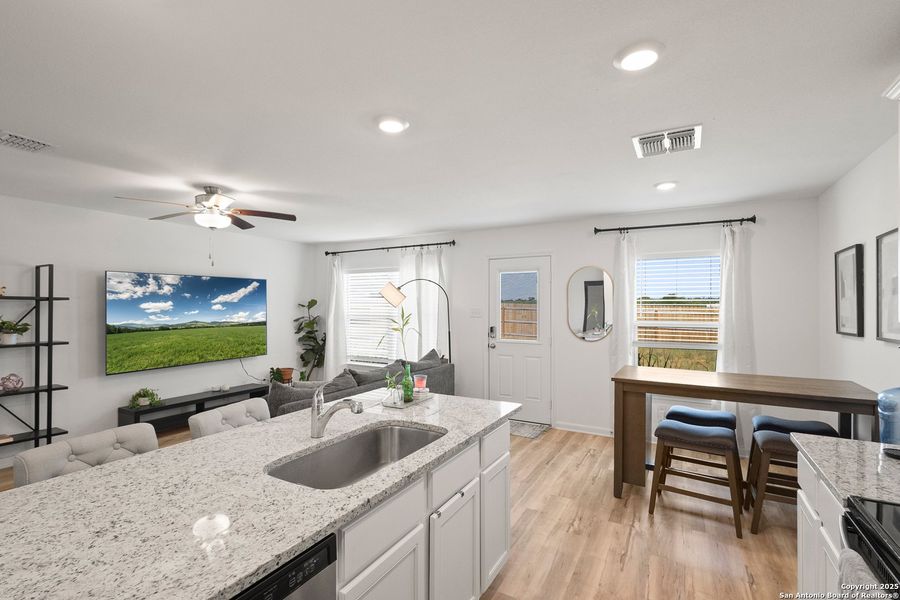 Furnished interior view inside a new home in Rosewood Estates, Lytle (Image 6).