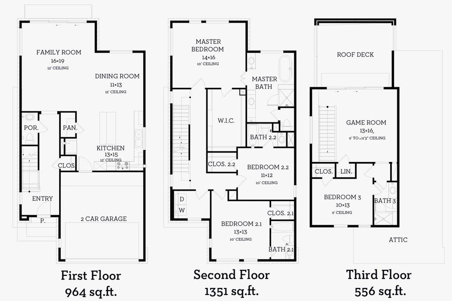 2D floor plan layout of this home in Sunridge, Austin, TX (Image 2). 2D floor plan layout of this home in Sunridge, Austin, TX (Image 2).