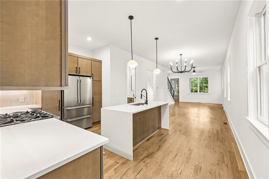 Furnished interior view inside a new home in , Decatur (Image 10).
