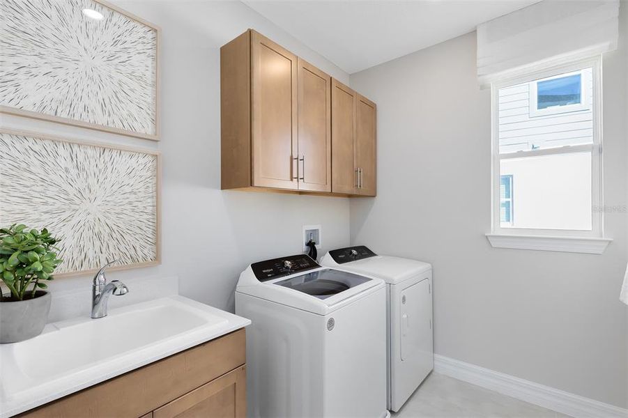 Model Home Design Only. Pictures and furnishings are for illustrative purposes only. Elevations, colors and options may vary. Furniture is for model home staging only.