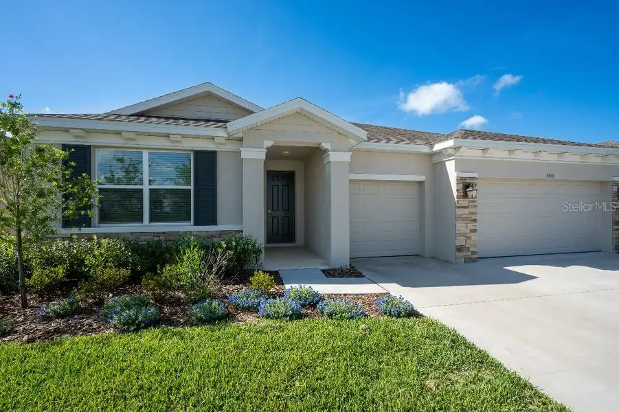 Front exterior of a new home in , Wildwood, FL, highlighting curb appeal (Image 1). Front exterior of a new home in , Wildwood, FL, highlighting curb appeal (Image 1).