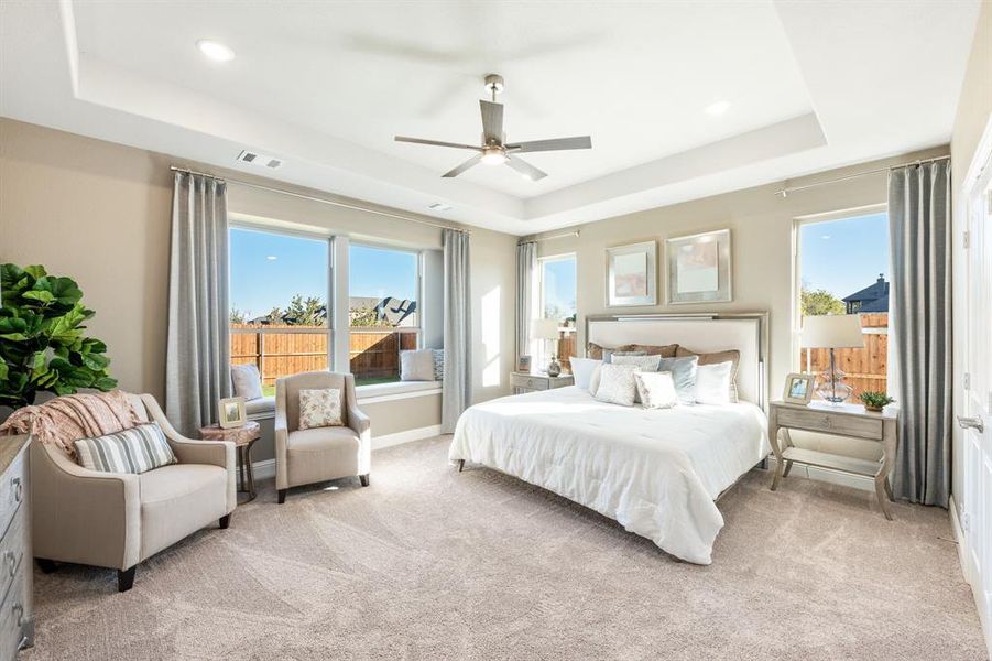 Furnished interior view inside a new home in Ridgepoint, Midlothian (Image 19).