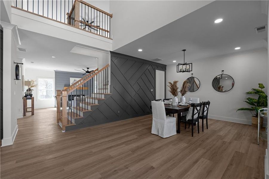 Furnished interior view inside a new home in , Social Circle (Image 34).