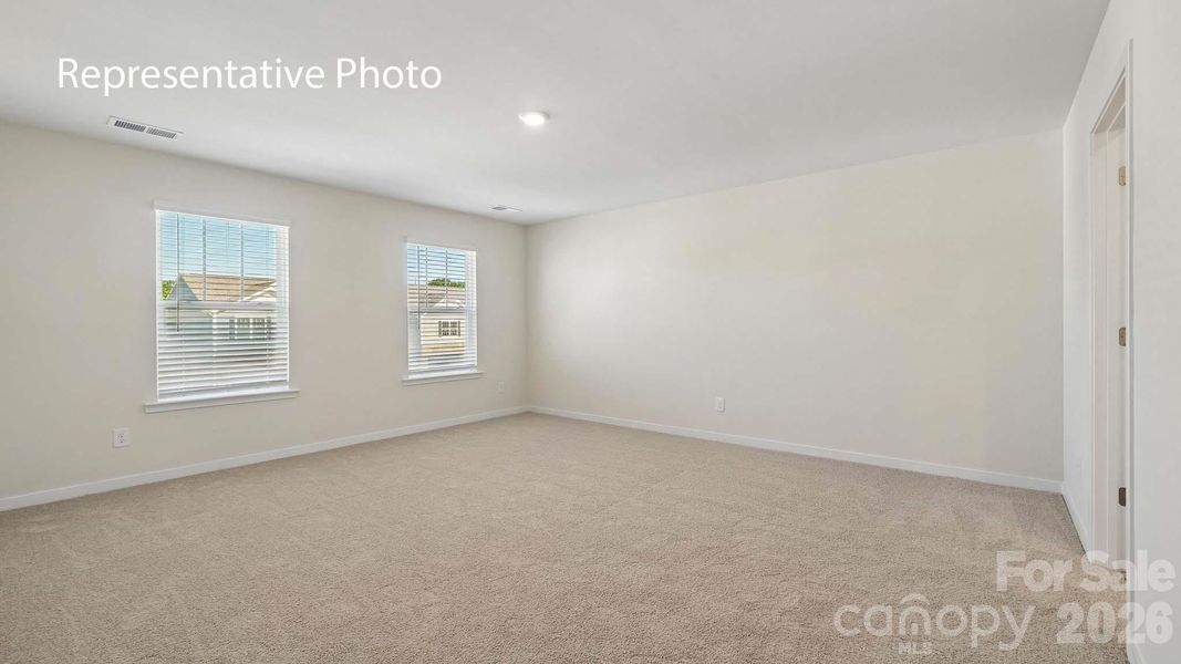 Spacious, unfurnished interior of a new home in Secrest Commons, Monroe (Image 15).