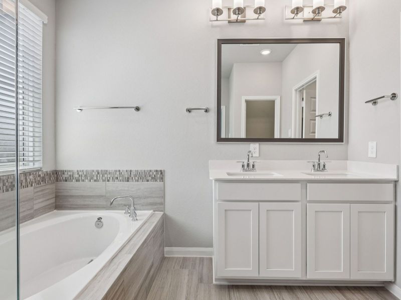 Furnished interior view inside a new home in Kemah Crossing - Luxe Series, Kemah (Image 4).