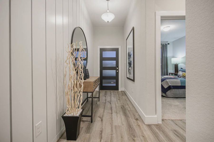 Representative furnished interior of a home built from the Asher by Chesmar Homes in Buffalo Crossing, Cibolo (Image 5).