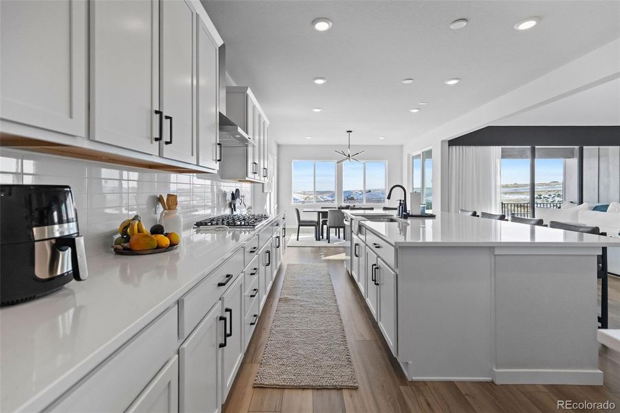 Furnished interior view inside a new home in Trails at Smoky Hill, Parker (Image 10).