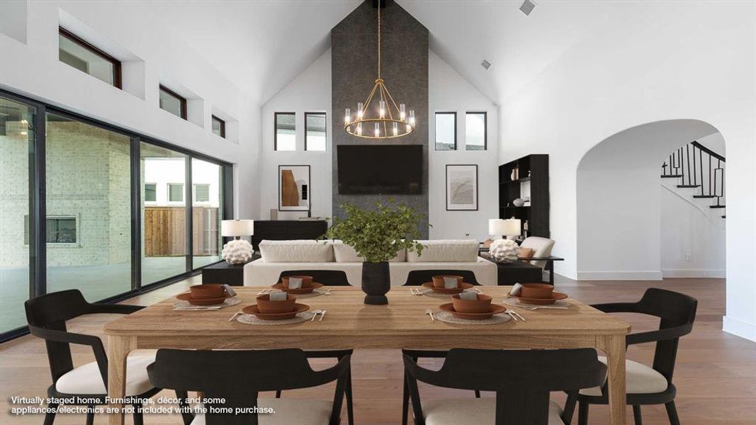 Furnished interior view inside a new home in The Tribute 60', The Colony (Image 13). Furnished interior view inside a new home in The Tribute 60', The Colony (Image 13).