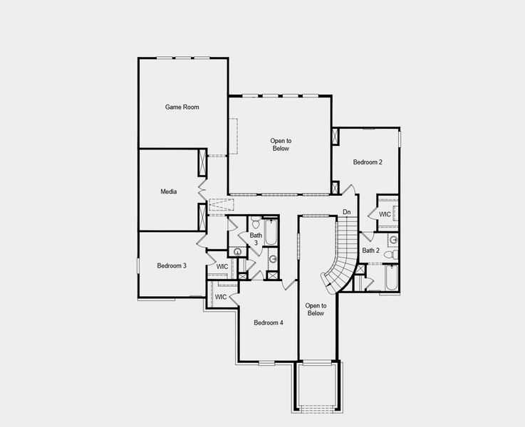 2D floor plan layout of this home in Highland Lakes 60s, McKinney, TX (Image 3). 2D floor plan layout of this home in Highland Lakes 60s, McKinney, TX (Image 3).