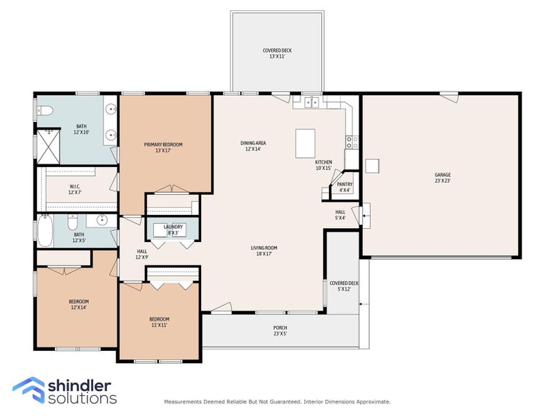 2D floor plan layout of this home in , Leicester, NC (Image 3).