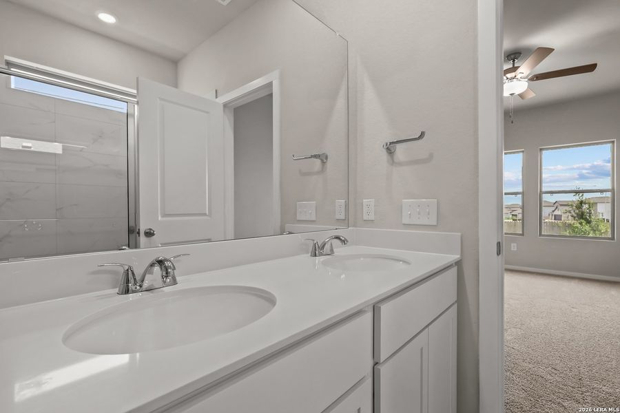 Furnished interior view inside a new home in The Parklands, Schertz (Image 13).