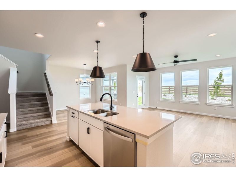Furnished interior view inside a new home in Barefoot Lakes, Longmont (Image 12).