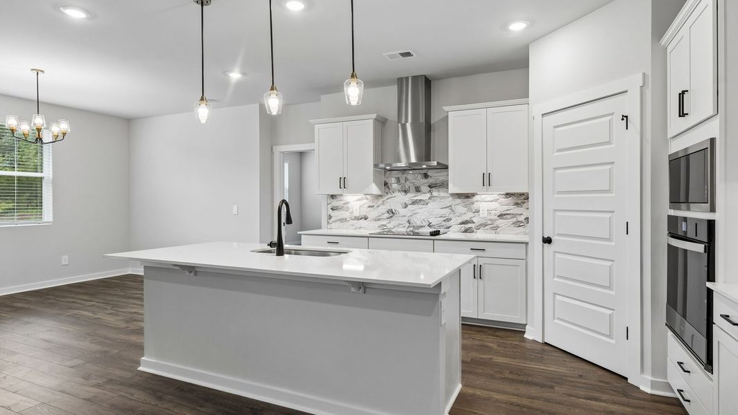 Furnished interior view inside a new home in Reserve at Hickory Ridge, Columbia (Image 9).