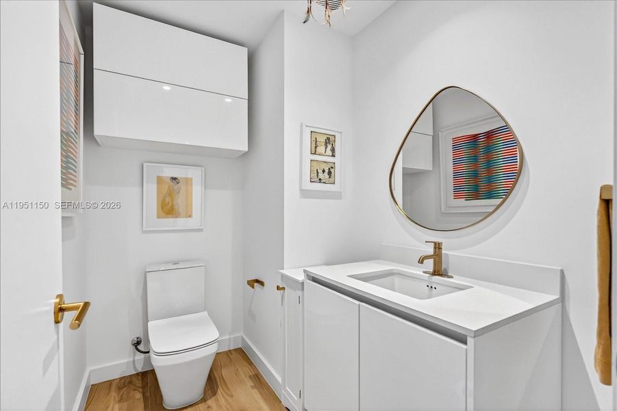 Furnished interior view inside a new home in , Miami (Image 9).