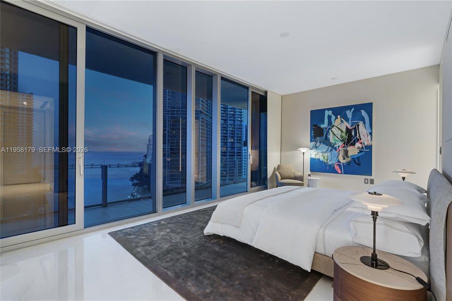 Furnished interior view inside a new home in , Miami (Image 17).