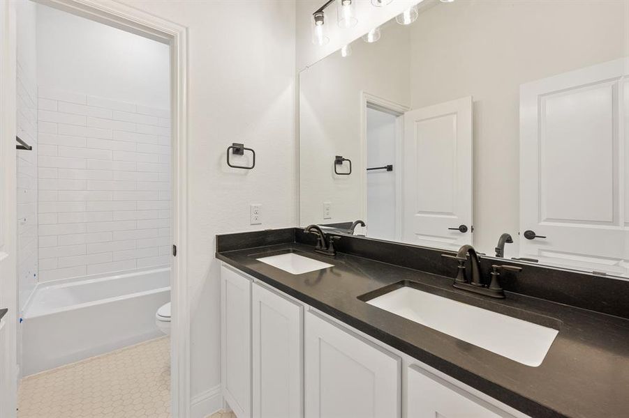 Furnished interior view inside a new home in Abe's Landing, Granbury (Image 15).