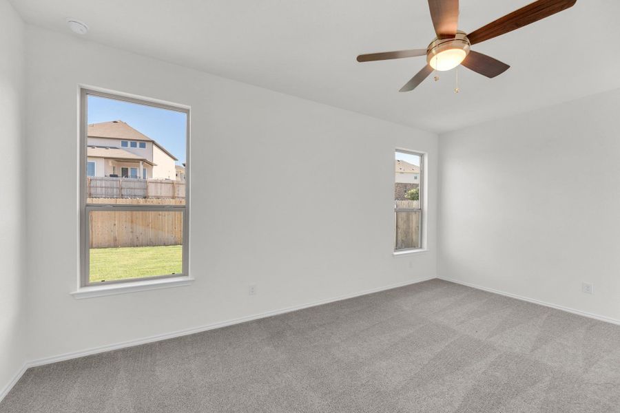 Spacious, unfurnished interior of a new home in Retreat at San Gabriel, Georgetown (Image 22).
