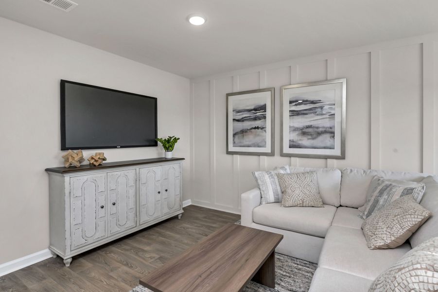 Representative furnished interior of a home built from the Jarrod by Veranda Homes in Trenton Place, Roebuck (Image 10).