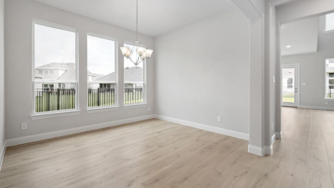 Representative furnished interior of a home built from the Brown by DRB Homes in Brookewater, Rosenberg (Image 7).
