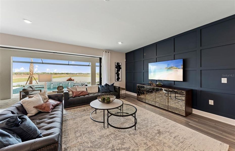 Furnished interior view inside a new home in Sapphire Point at Lakewood Ranch, Lakewood Ranch (Image 26).