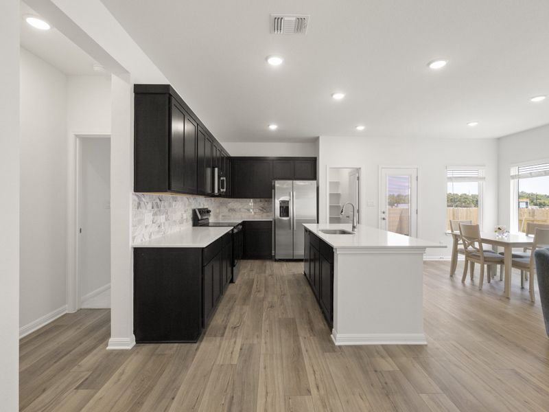 Furnished interior view inside a new home in Grande Estates, Bertram (Image 8).